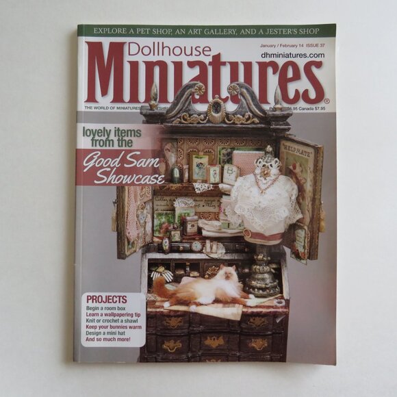 Dollhouse Miniatures Magazines Lot of 6 2012, 2013, 2014 - Picture 7 of 7